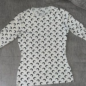 Marine Serre size Large. Fitted top .